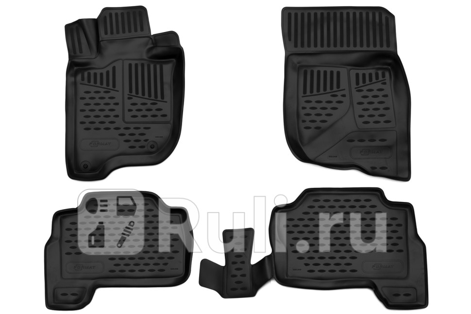 3d коврики в салон 4 шт для Mitsubishi Pajero Sport 2015-2020 FORMAT FORMAT3D3546210 4550₽