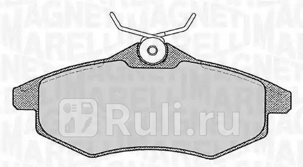 Колодки тормпер MAGNETI MARELLI 363916060173 2410₽