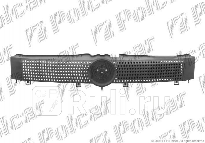 Решетка радиатора для Fiat Panda 2003-2012 Polcar 300305 1590₽