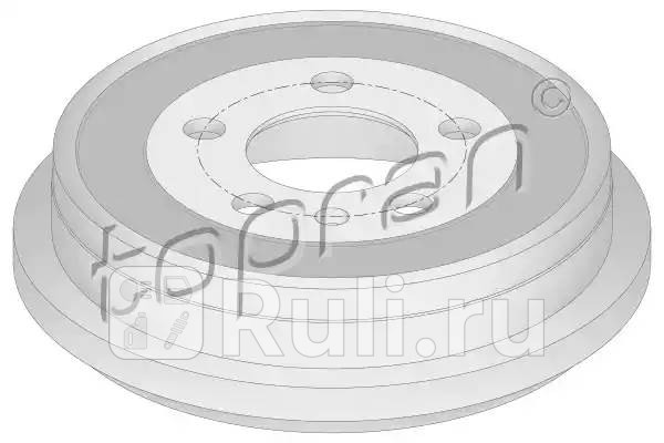 Барабан тормозной HANS PRIES 110 039 001 0₽