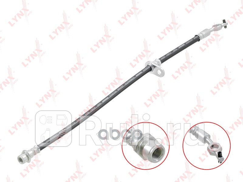 шланг тормозной задний L Toyota Camry V10V20 91-02Carina E 92-97 Lexus Es300 91-97 LYNXAUTO BL-3665 1570₽