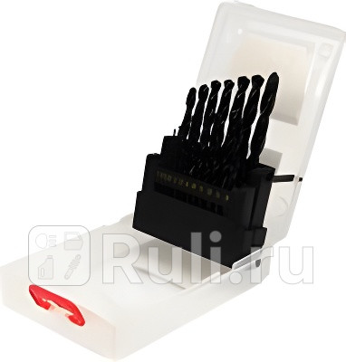 Набор сверл по металлу 19 пр 1-10 мм в пластм кейсе YATO YT-4462 1550₽