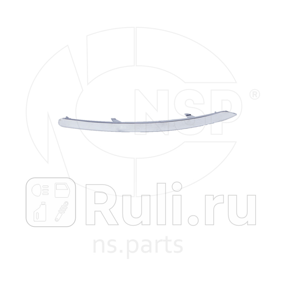 Молдинг бампера переднего правый kia sportage iii 10-15 NSP NSP02865823U010 0₽