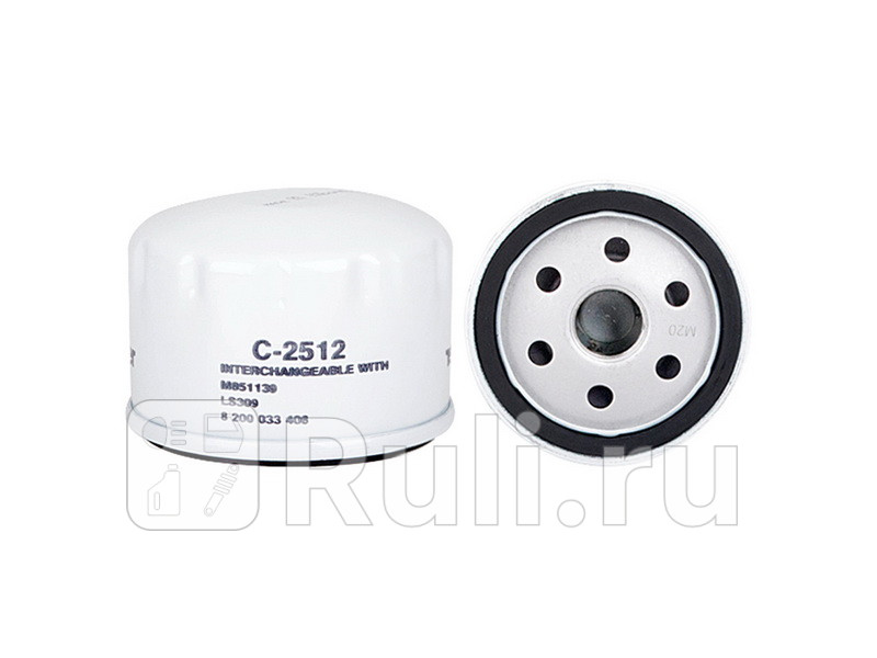 Фильтр масляный для Renault Sandero 2009-2014 SAKURA C2512 570₽