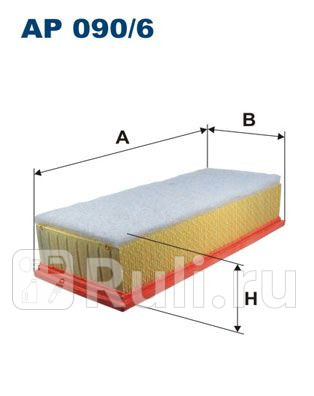 Фильтр воздушный для Citroen Jumpy 2007-2016 FILTRON AP 0906 1380₽