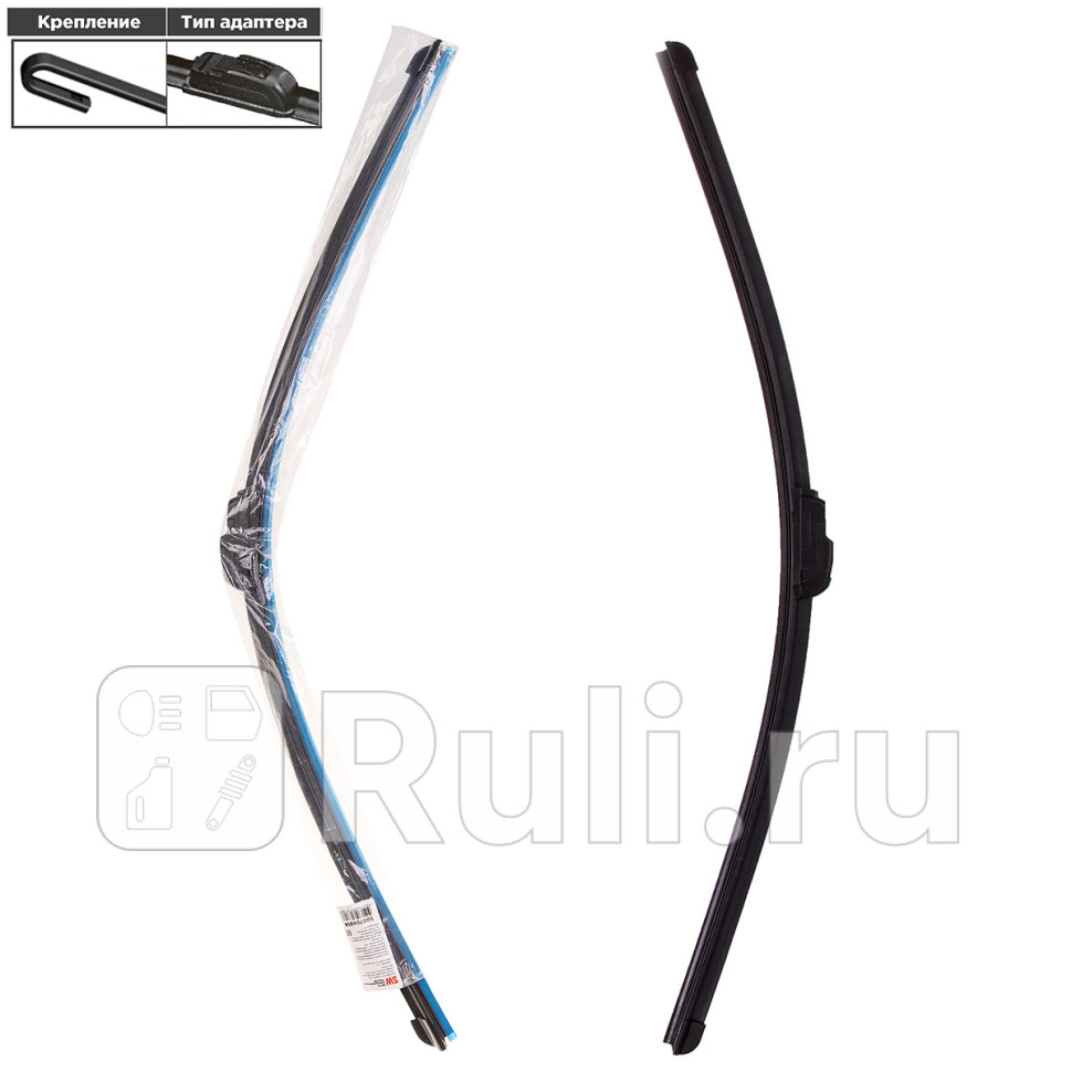 Щетка стеклоочистителя бескаркасная Skyway 28710 мм в пакете SKYWAY S02704014 260₽