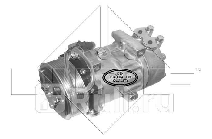 Компрессор кондиционера scania dc91112 NRF 32703 20330₽