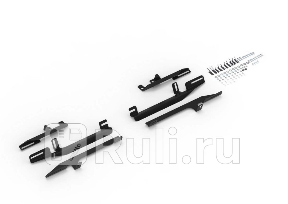 Крепеж к порогу комплект silver для Skoda Yeti 2009-2014 RIVAL 951011 10600₽