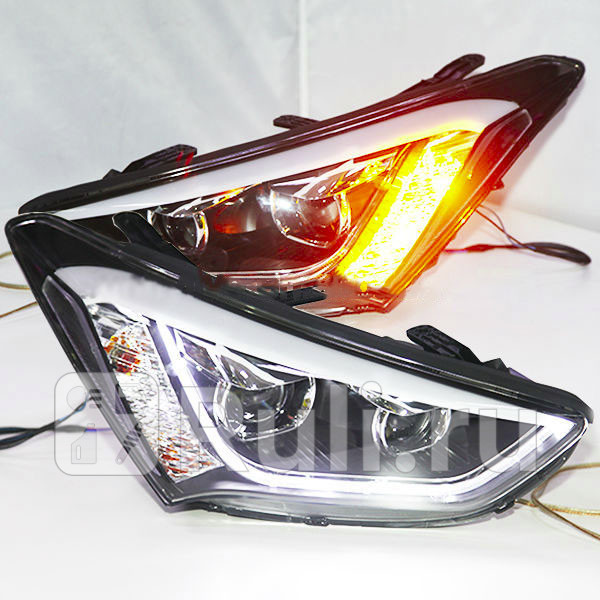 Тюнинг-фары комплект для Hyundai Santa Fe 3 2013-2015 КИТАЙ CS-HL-000126 86290₽