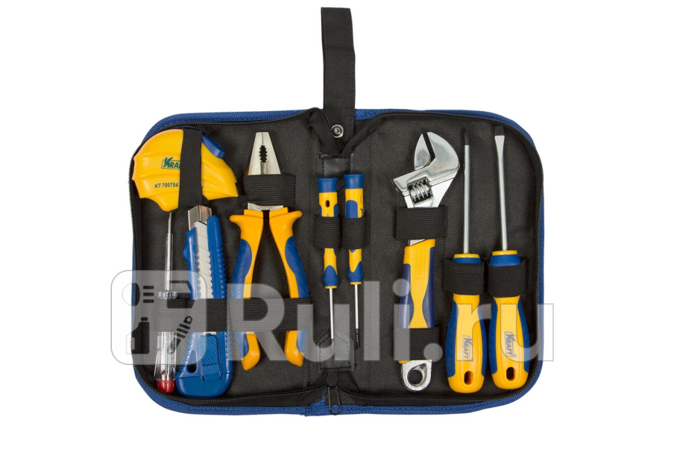 Набор инструмента 9 пр в сумке Kraft KRAFT KT 703000 2020₽