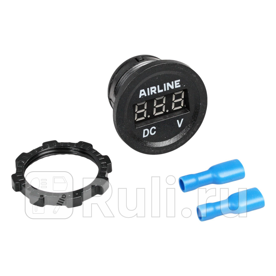 Вольтметр Airline встраиваемый влагозащитный 1224В AIRLINE AEAL004 850₽