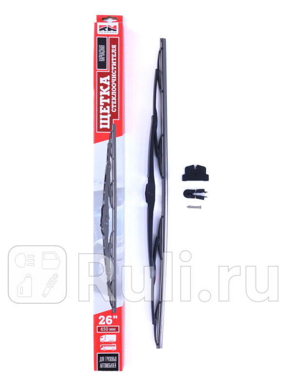 Щетка стеклоочистителя 650 мм каркасная Truck Line для грузовиков RedMark RM70126 410₽