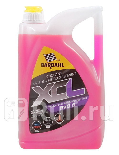 36653 XCL UNIVERSAL EVO 6 Антифриз -30 готовый G12 фиолетовый 5L BARDAHL BARDAHL 36653 3010₽