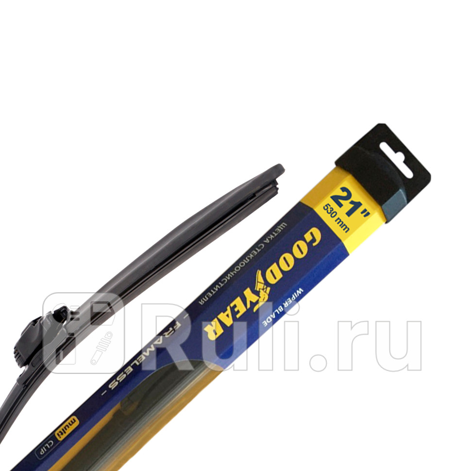 Щетка стеклоочистителя бескаркасная GoodYear 21530 мм Frameless Multi-Clip GoodYear GY000421 950₽