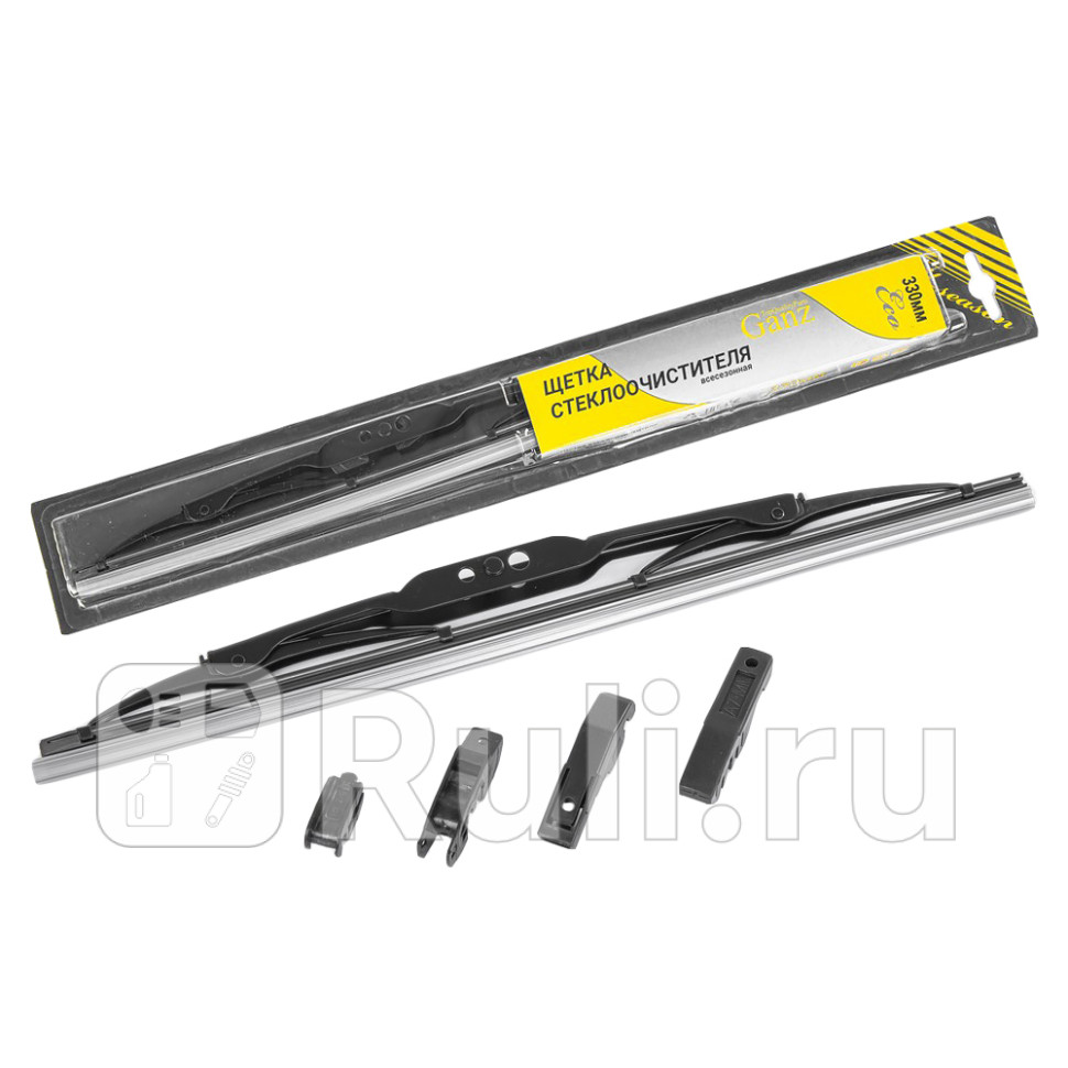 Щетка стеклоочистителя 330 мм каркасная 1 шт ECO GANZ GIS01001 340₽
