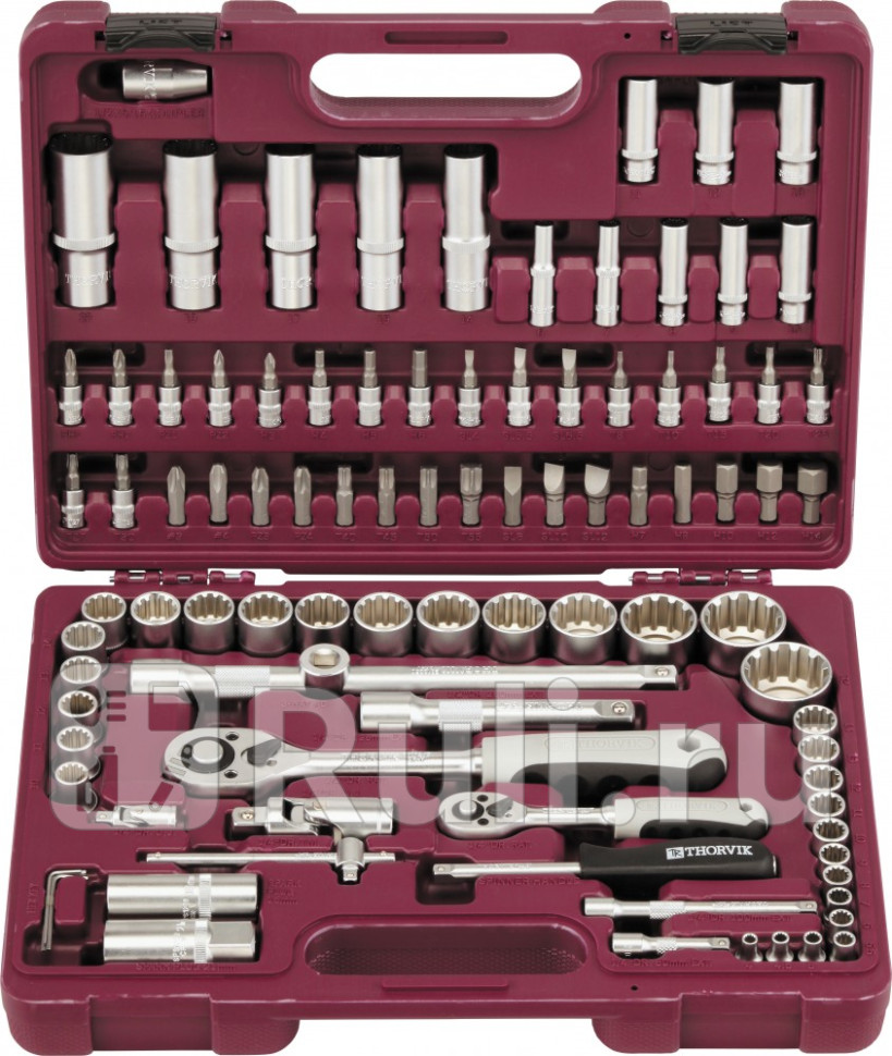 Набор инструмента 94 пр 12 14 профиль MultiProf Thorvik THORVIK UTS0094MP 8870₽