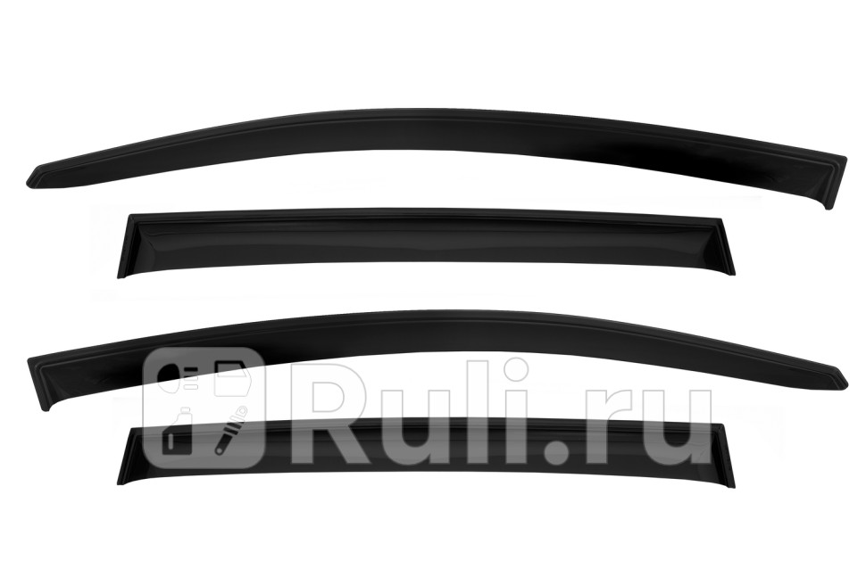 Дефлекторы окон 4 шт для FAW Besturn X40 2016-2021 SIM NLDSFAWBX401832 1330₽