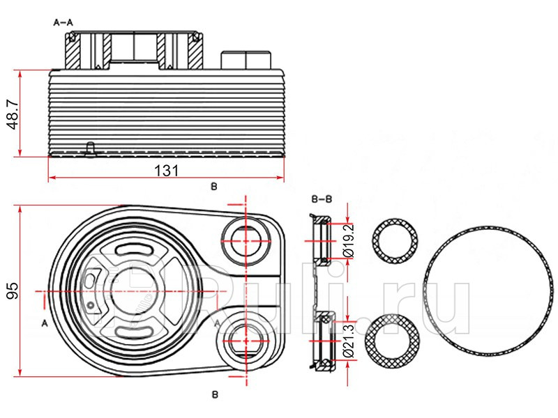 Радиатор масляный SAT ST-8200606297 3470₽