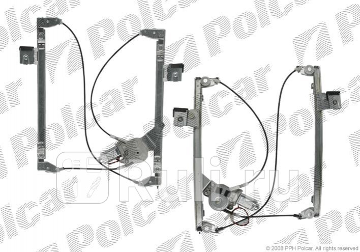 Стеклоподъёмник передний левый для Ford Focus 1 2001-2005 Polcar 3201PSE1 4770₽