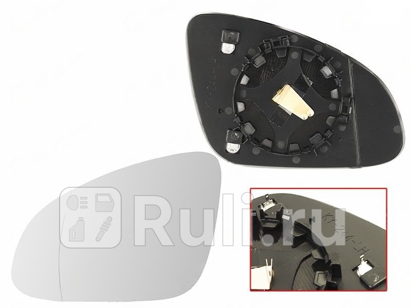 Зеркальный элемент левый для Opel Astra J (2009-) Forward OPAST09-461-L