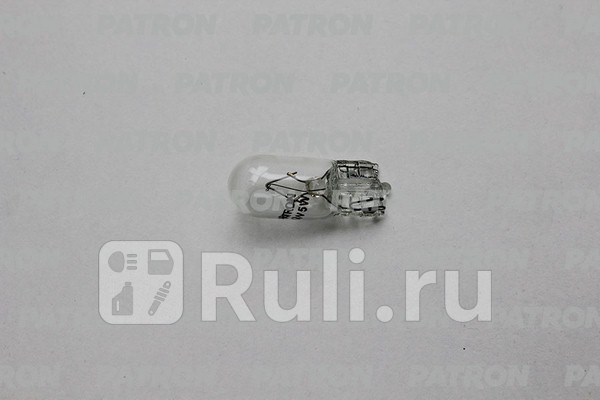Лампа накаливания W5W 24V 5W W21X95d PATRON PLT10-245 30₽