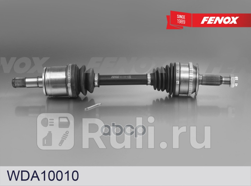 Привод колеса Mitsubishi L200 05-15 Pajero Sport II 08- L596 мм левый FENOX WDA10010 10340₽