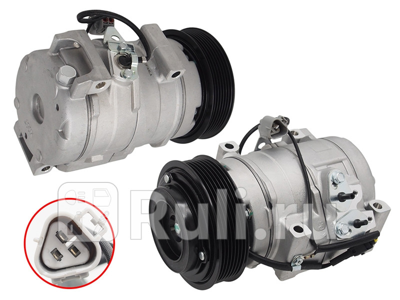Компрессор кондиционера Toyota Land Cruiser Prado J150 09-20 SAT ST-245-0019 14310₽