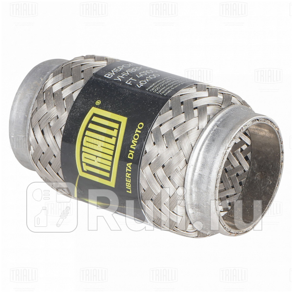 Гофра глушителя 40 x 100 InnerBraid нержавеющая сталь Trialli TRIALLI FT 40100 720₽