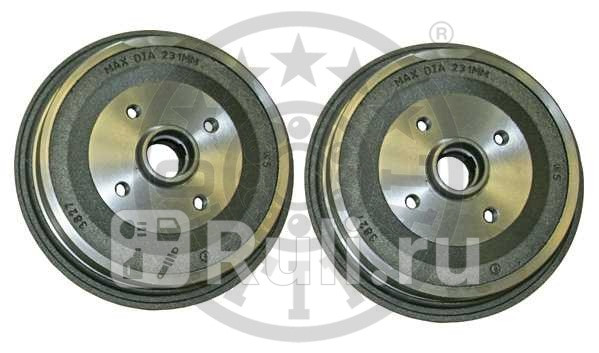 Барабан тормозной AUDI 100 43 C2 100 44 44Q C3 100 Avant 43 C2 100 Avant 44 44Q C3 Optimal bt-0740 0₽
