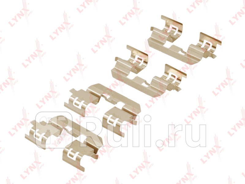 Ремкомплект дисковых тормозных колодок зад Honda Accord CU1 08-15 LYNXAUTO BC8417 510₽