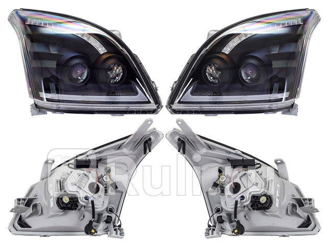 Тюнинг-фары комплект для Toyota Land Cruiser Prado 120 2002-2009 EAGLE EYES TY994B9WP0BH3VSS 61890₽