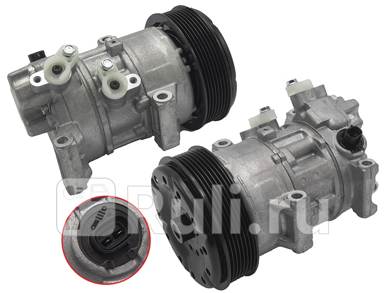 Компрессор кондиционера для Toyota Avensis 2 T250 2003-2006 SAT ST-245-0004 27580₽