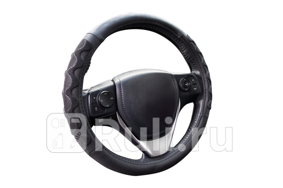 Оплетка на руль размер M 38 см KRAFT KT 800351 1000₽