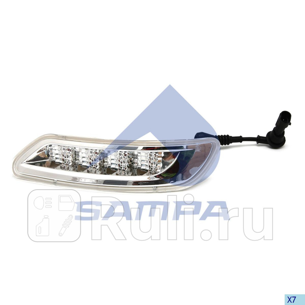 фонарь габаритный левый LED в козырек Iveco STRALIS Sampa 062071 2790₽