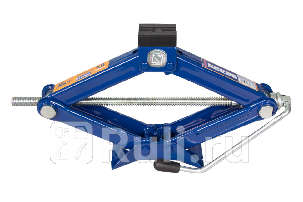 Набор автомобилиста для замены колес домкрат ромб15 т вороток с голов опора знак жилет KRAFT KT 703040 8720₽