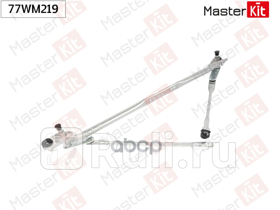 Мотор стеклоочистителя с трапецией передний TOYOTA LAND CRUISER PRADO _J12_ 2002 - 2010 MASTERKI MASTERKIT 77WM219 4690₽