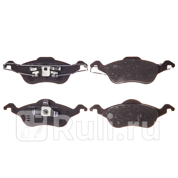 Колодки тормозные дисковые передние (F) FORD Focus 98-04  DOUBLE FORCE DFP1358