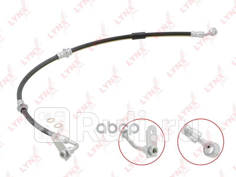 шланг тормозной передний R Suzuki Grand Vitara I-II 98 LYNXAUTO BL-4039 2730₽