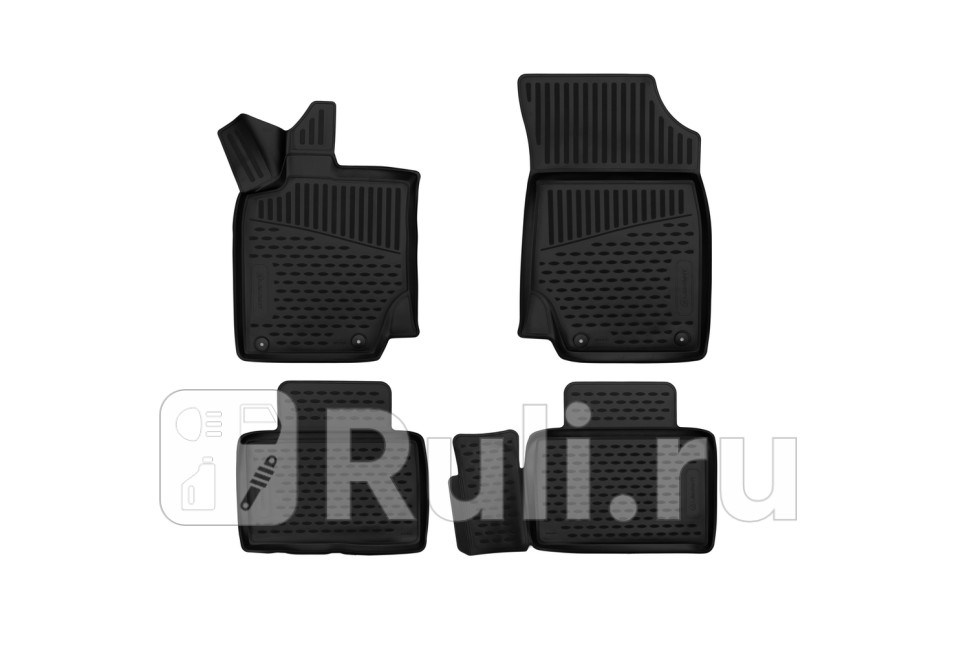 3d коврики в салон 4 шт для Geely Atlas 2017- Element ELEMENT3D7518210k 1350₽