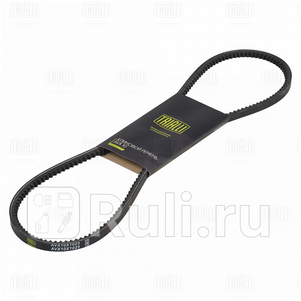 Ремень приводной для ам ГАЗ 3102 Волга 72- 25 AVX10X1025 TRIALLI AVX10X1025 470₽
