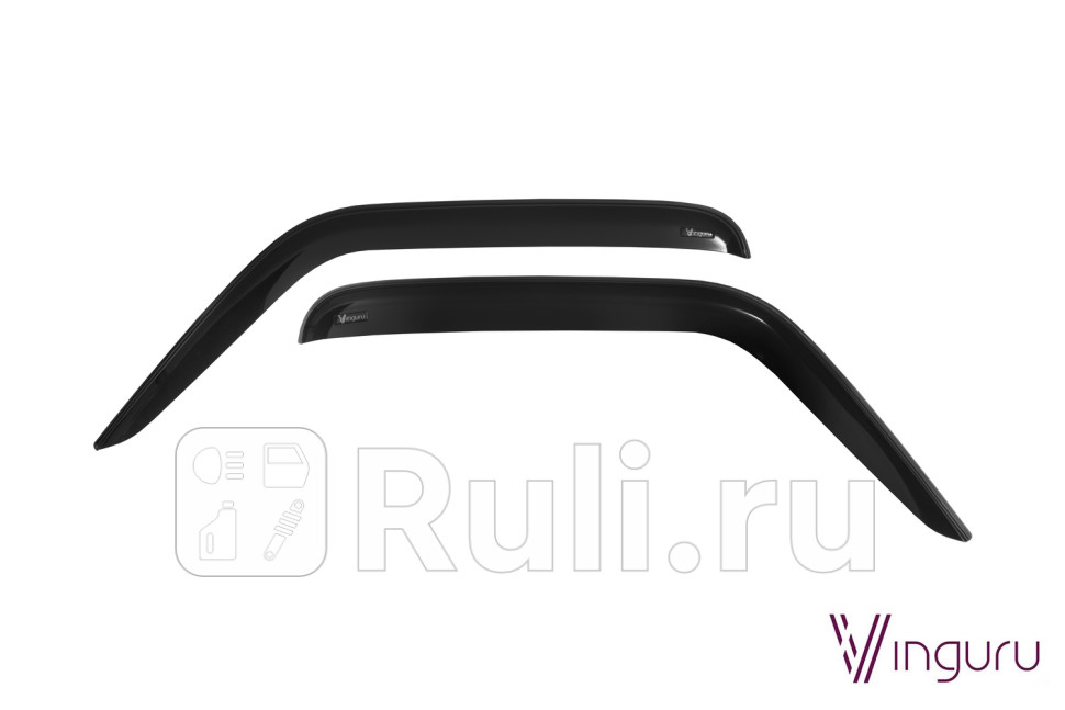 Дефлекторы окон для Hyundai HD78 2004- Vinguru AFV80204 1970₽