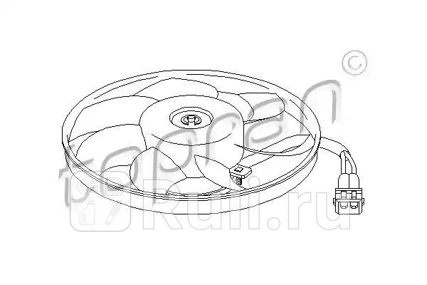 Вентилятор радиатора HANS PRIES 111 438 755 0₽