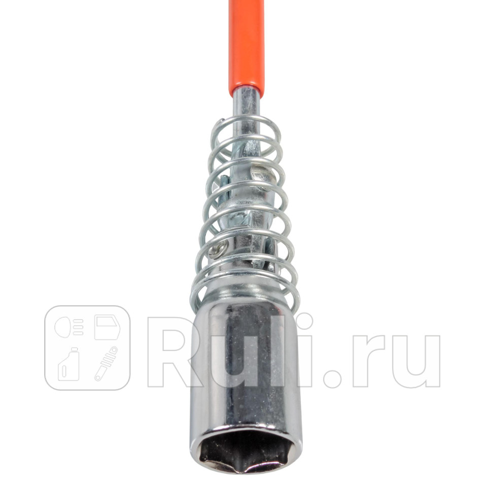 Ключ свечной карданный 21 мм 250 мм с пружиной Airline L-образный с резиновым фиксатором AIRLINE AK-S-14 370₽