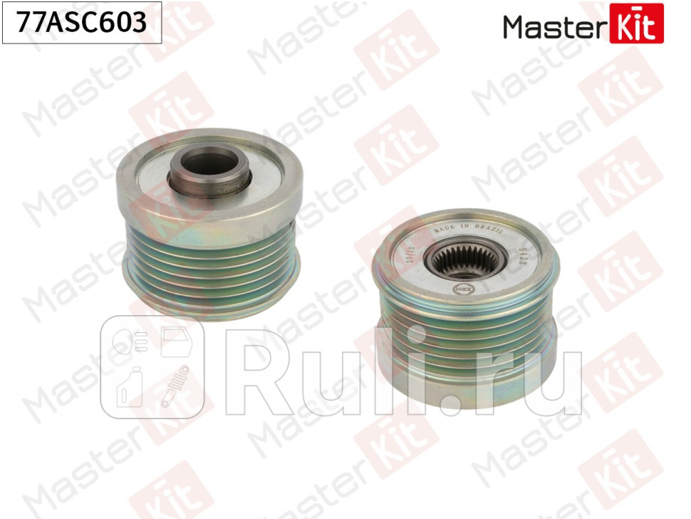 Шкив генератора RENAULT LOGAN MASTERKIT 77ASC603 3190₽