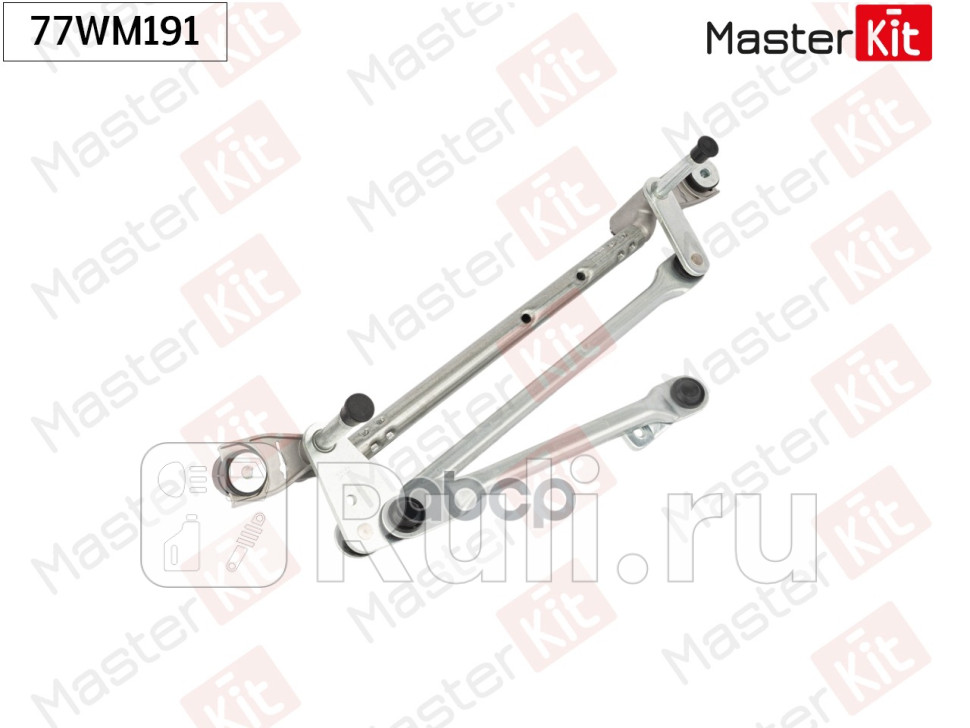 Мотор стеклоочистителя с трапецией передний OPEL MOKKAMOKKA X J13 2012 - MASTERKIT 77WM191 MASTERKIT 77WM191 7490₽
