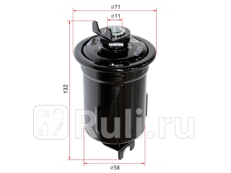 Фильтр топливный TOYOTA LAND CRUISER PRADO/HILUX 3RZFE 95-02  MICRO FT1133