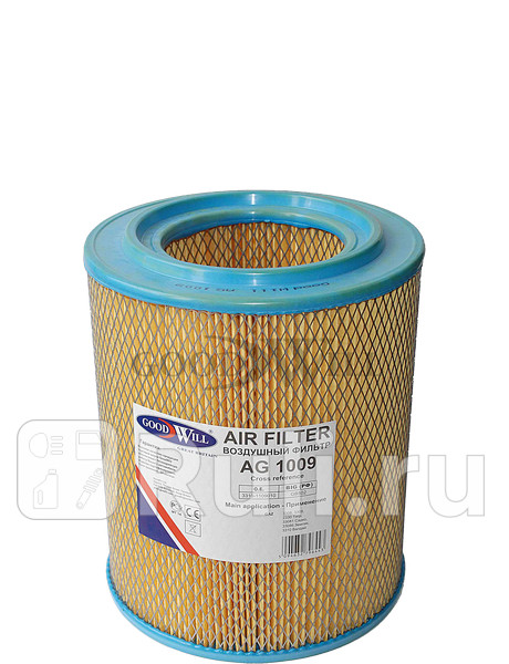 Фильтр воздушный AG1009 GOODWILL AG1009 1740₽