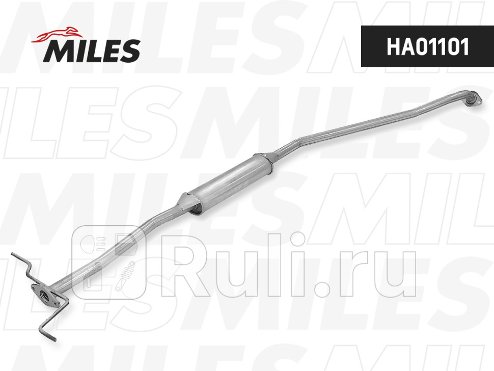 Резонатор KIA SPECTRASEPHIA IISHUMA IIMENTOR II 16 00- MILES ha01101 0₽