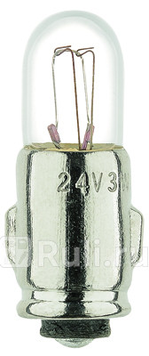 Лампа накаливания 24v 3w ba7s din72601daf Hella 8GP 002 066-241 100₽