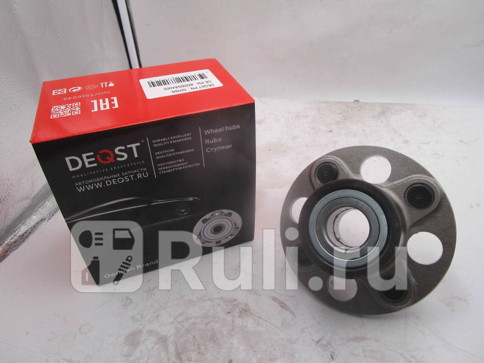 Cтупица колеса с подшипником задняя honda jazz ii gd -08 барабанный мех DEQST 107095 1590₽